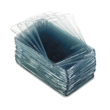 Advantus Proximity Id Badge Holder, Vertical, 2.68 X 4.38, Frosted Transparent, 50-pack freeshipping - TVN Wholesale